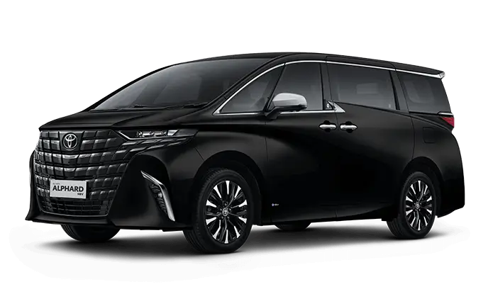Toyota Alphard 2025 tampak samping depan