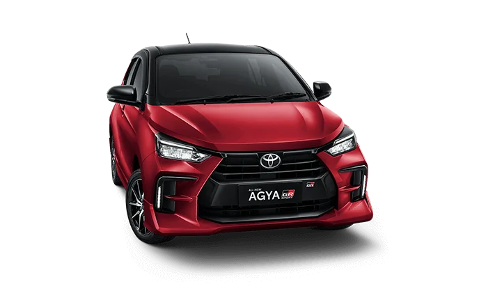 New Toyota Agya 2025 tampak samping depan