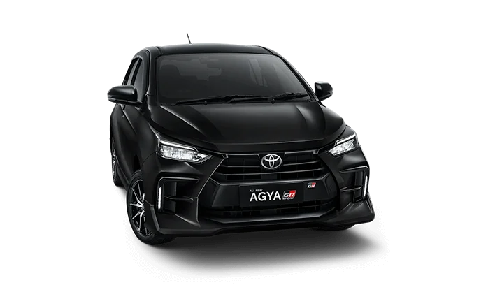 New Toyota Agya 2025 tampak samping depan