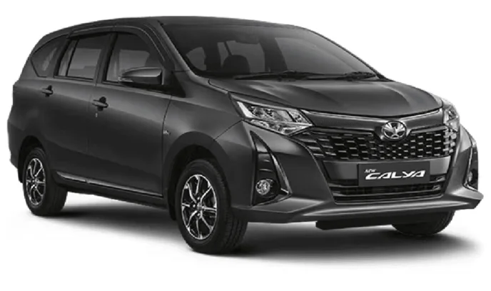 Toyota Calya 2025 tampak samping depan