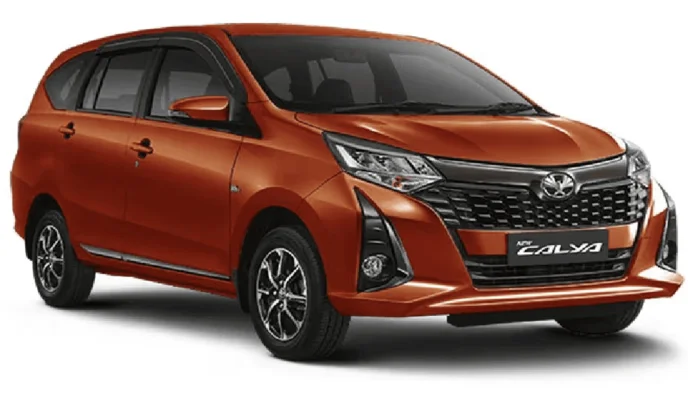 Toyota Calya 2025 tampak samping depan