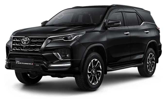 Toyota New Fortuner 2025 tampak samping depan