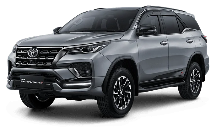 Toyota New Fortuner 2025 tampak samping depan