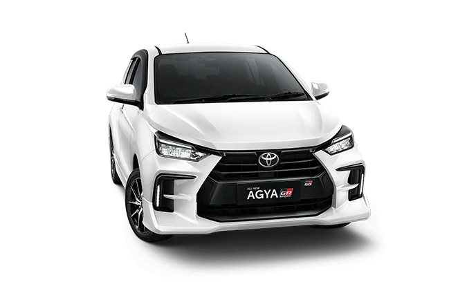 New Toyota Agya 2025 tampak samping depan