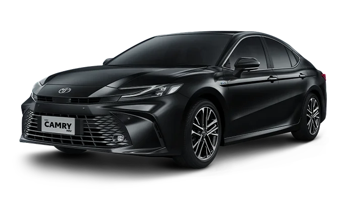 Toyota Camry 2025 tampak samping depan