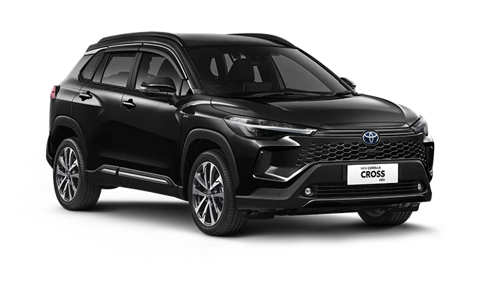 Toyota Corolla Cross 2025 tampak samping depan