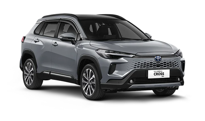 Toyota Corolla Cross 2025 tampak samping depan