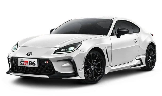 Toyota GR 86 2025 tampak samping depan