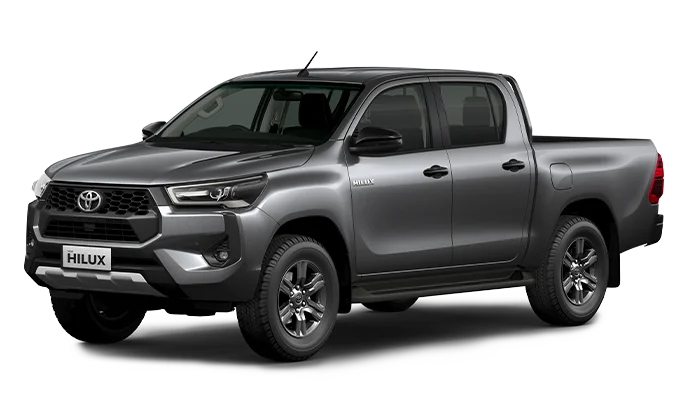 Toyota Hilux 2025 tampak samping depan