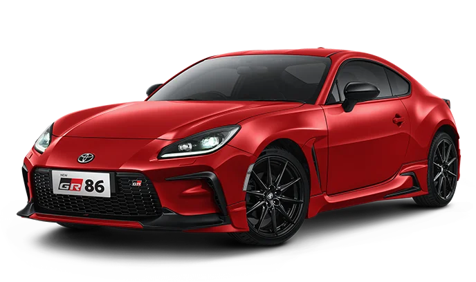 Toyota GR 86 2025 tampak samping depan