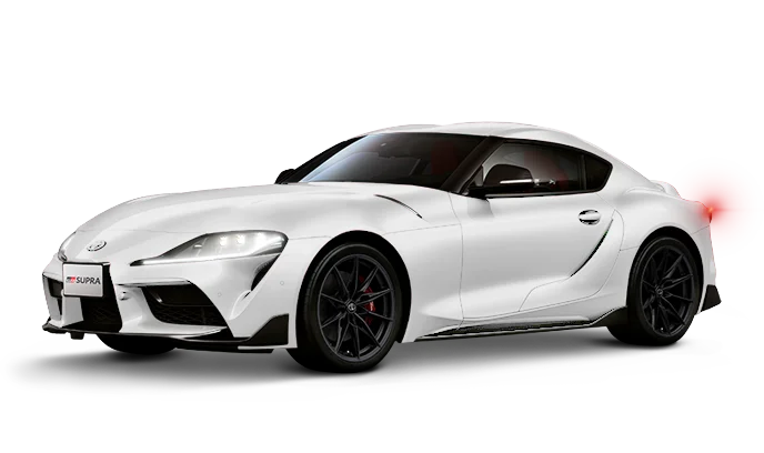 Toyota GR Supra 2025 tampak samping depan
