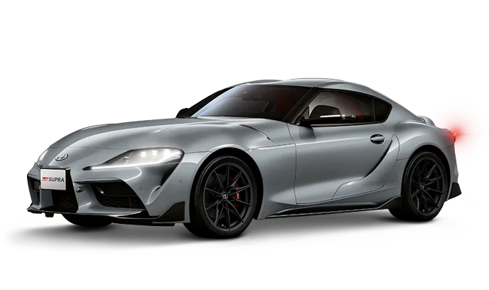 Toyota GR Supra 2025 tampak samping depan