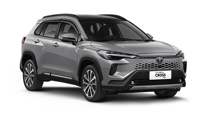 Toyota Corolla Cross 2025 tampak samping depan