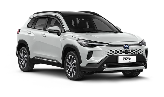 Toyota Corolla Cross 2025 tampak samping depan