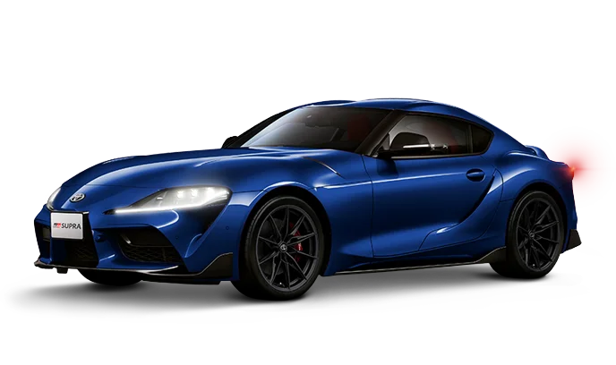 Toyota GR Supra 2025 tampak samping depan