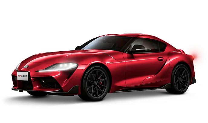 Toyota GR Supra 2025 tampak samping depan