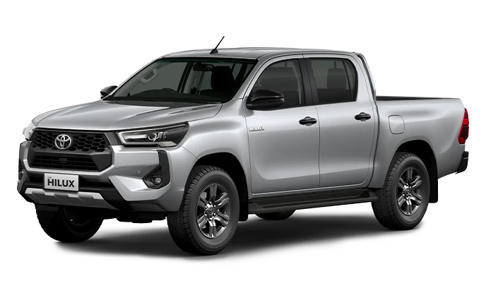 Toyota Hilux 2025 tampak samping depan
