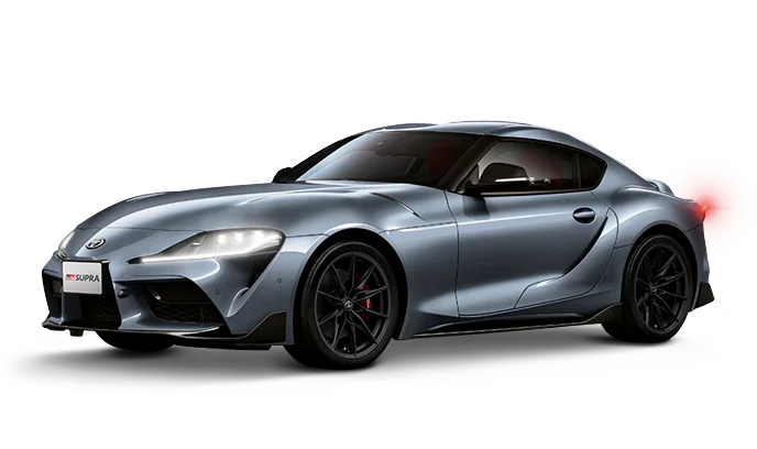 Toyota GR Supra 2025 tampak samping depan