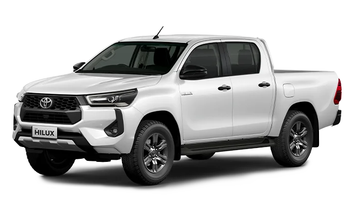 Toyota Hilux 2025 tampak samping depan