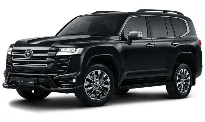 Toyota Land Cruiser 2025 tampak samping depan
