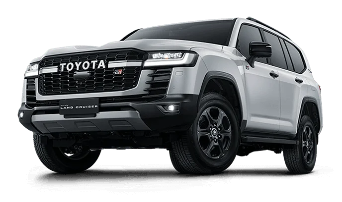 Toyota Land Cruiser 2025 tampak samping depan