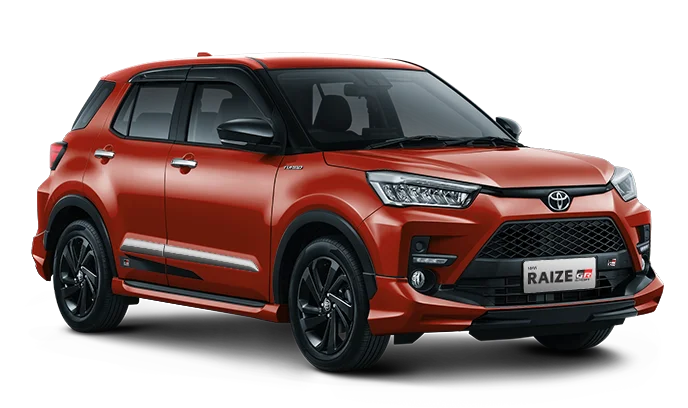 Toyota Raize 2025 tampak samping depan