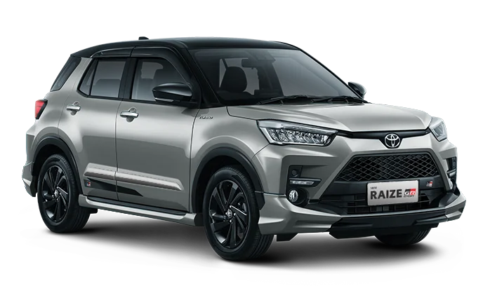 Toyota Raize 2025 tampak samping depan
