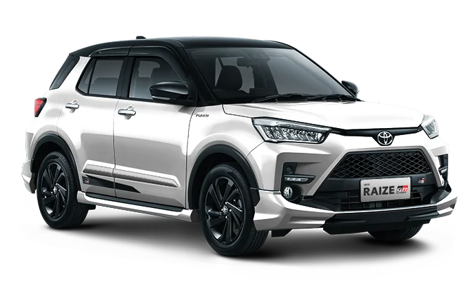 Toyota Raize 2025 tampak samping depan