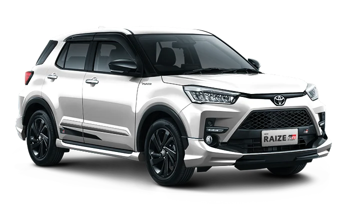 Toyota Raize 2025 tampak samping depan
