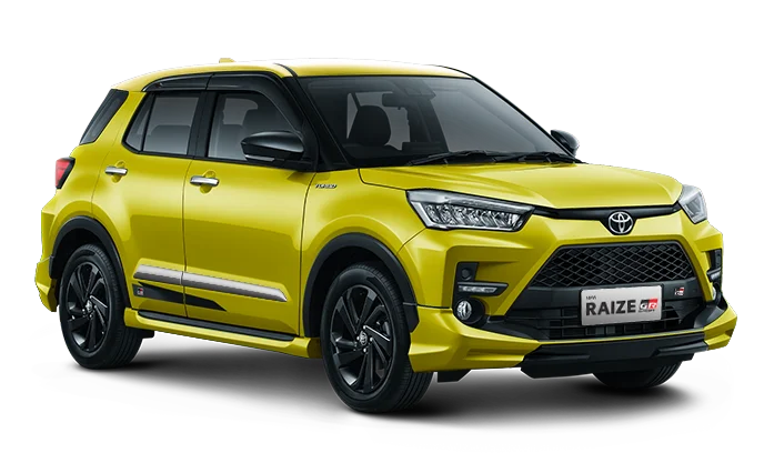 Toyota Raize 2025 tampak samping depan