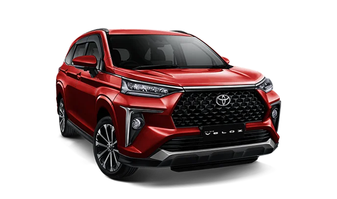 Toyota Veloz 2025 tampak samping depan