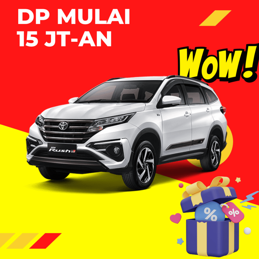 dealer toyota jakarta timur - harga rush - kredit rush